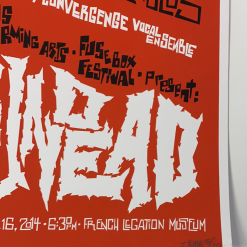 Ropke, J Mozart Requiem - 2014 J Roepke Poster Austin, TX French Legation