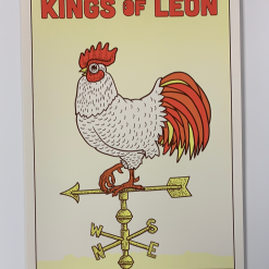 Kings Of Leon - 2017 Tyler Skaggs Poster Louisville, KY KFC Yum! Center
