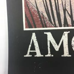 Amos Lee & David Gray - 2015 Justin Santora Poster New Braunfels, TX Whitewater Gig Posters