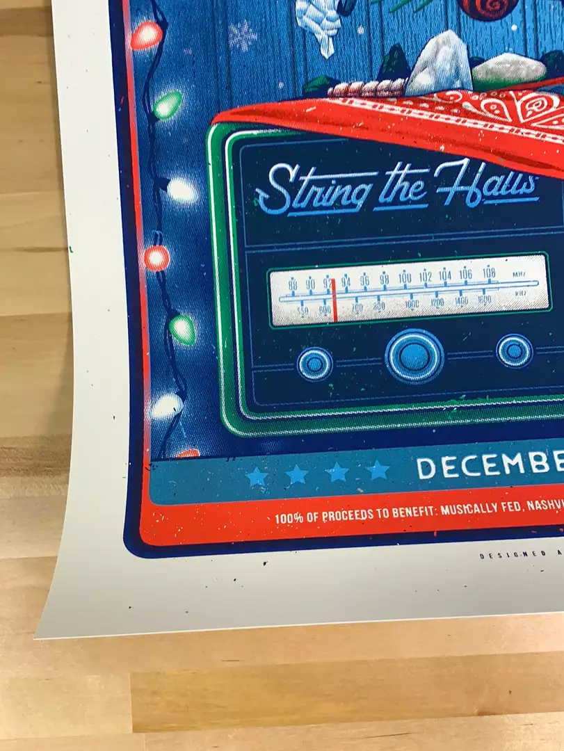 Half Hazzard Press Billy Strings - 2020 Half Hazard Poster String The Halls Gig Posters 8 Half Hazzard Press Billy Strings - 2020 Half Hazard Poster String The Halls Gig Posters