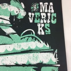 The Mavericks - 2017 Max Mahn Poster Portland, OR Revolution Hall 19 The Mavericks - 2017 Max Mahn Poster Portland, OR Revolution Hall