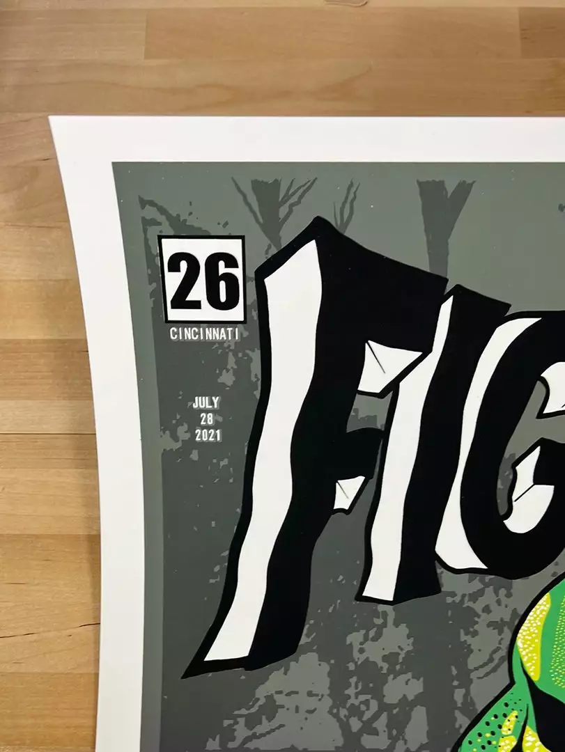 Foo Fighters - 2021 Brian Methe Poster Cincinnati, OH Gig Posters 5 Foo Fighters - 2021 Brian Methe Poster Cincinnati, OH Gig Posters