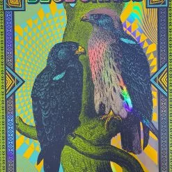 Greensky Bluegrass - 2019 Status Serigraph Poster Red Rocks, Morrison, CO FOIL Colorado