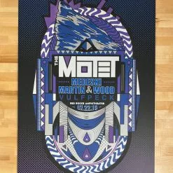 Motet - 2016 Derek Perez Poster Morrison, CO Red Rocks