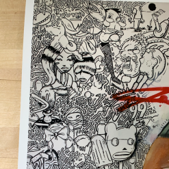 Lollapalooza - 2011 Hebru Brantley Numbered Edition Poster Gig Posters 12 Lollapalooza - 2011 Hebru Brantley Numbered Edition Poster Gig Posters