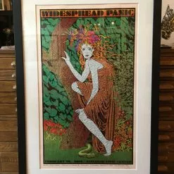 Widespread Panic - 2016 Chuck Sperry Poster Savannah Rose Shimmer #1 FRAMED