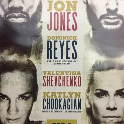 Sold Out Posters Boxing - 2020 Poster Jones Vs Reyes & Shevchenko Vs Chookagian