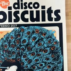 The Disco Biscuits - 2017 Nic Bogdal Poster Red Rocks Morrison, CO Colorado