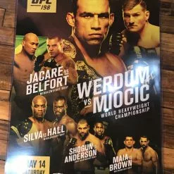 Sold Out Posters UFC 198 Poster Werdum Vs. Miocic, Belfort, Silva, Shogun, Anderson