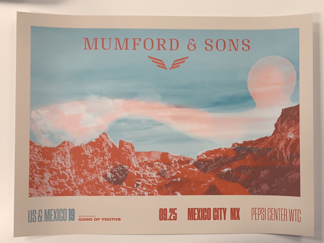 Sold Out Posters Mumford & Sons - 2019 Poster Mexico City Gentlemen Of The Road Gig Posters 4 Sold Out Posters Mumford & Sons - 2019 Poster Mexico City Gentlemen Of The Road Gig Posters