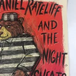 Nathaniel Rateliff And The Night Sweats - 2015 Dan Grzeca Poster Chicago, IL Par