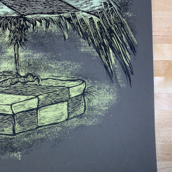 Rural Corvus - 2009 Dan Grzeca Poster Art Print Charcoal Grey