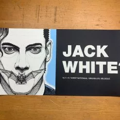 Jack White - 2014 Matthew Jacobson Poster Brussels, Belgium Gig Posters