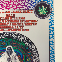 Gig Posters High Times Party - 2003 Brian Salvador Curley Poster Austin, TX