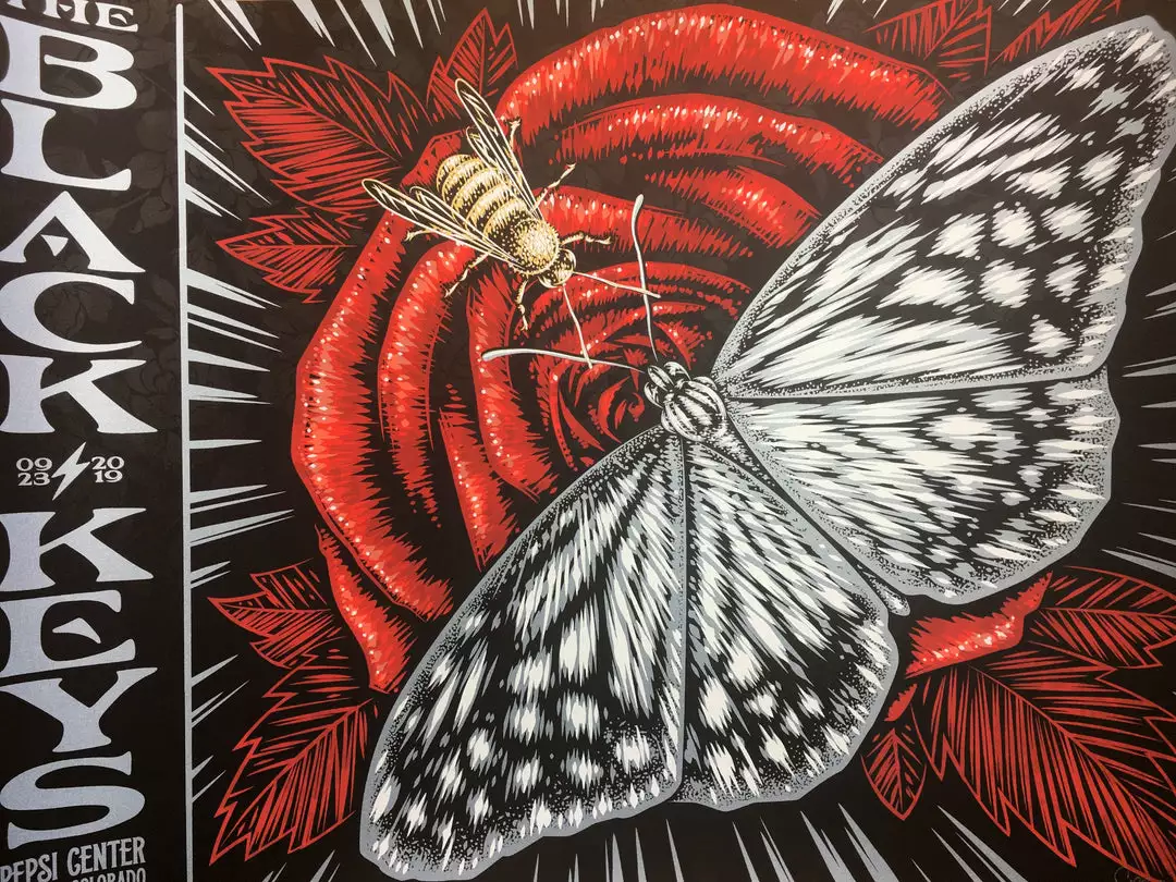 Black Keys - 2019 Todd Slater Poster Denver, CO Pepsi Center Colorado 3 Black Keys - 2019 Todd Slater Poster Denver, CO Pepsi Center Colorado