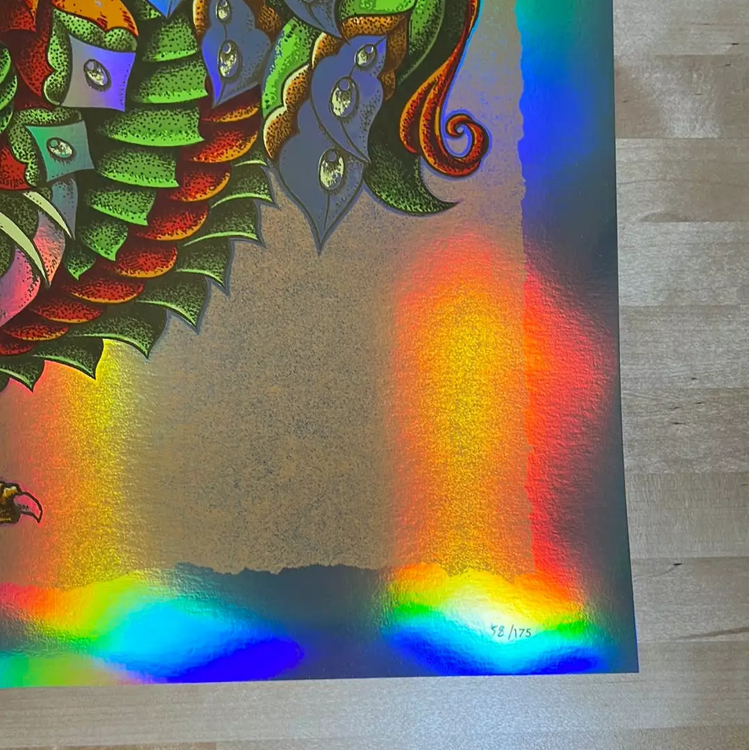 Dodo - 2021 BioWorkz Poster Dave Matthews Band FOIL Orange Foil Posters 7 Dodo - 2021 BioWorkz Poster Dave Matthews Band FOIL Orange Foil Posters