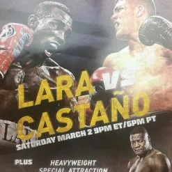 Sold Out Posters Boxing - 2019 Poster Lara Vs Castano