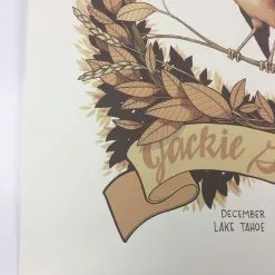 Gig Posters Jackie Greene - 2013 Justin Santora Poster Crystal Bay, NV Crystal Bay Club Casi