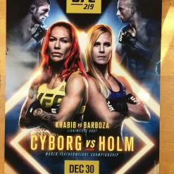 Sold Out Posters UFC 219 - Cyborg Vs Holm Poster MMA Ultimate Fighting Print 7 Sold Out Posters UFC 219 - Cyborg Vs Holm Poster MMA Ultimate Fighting Print