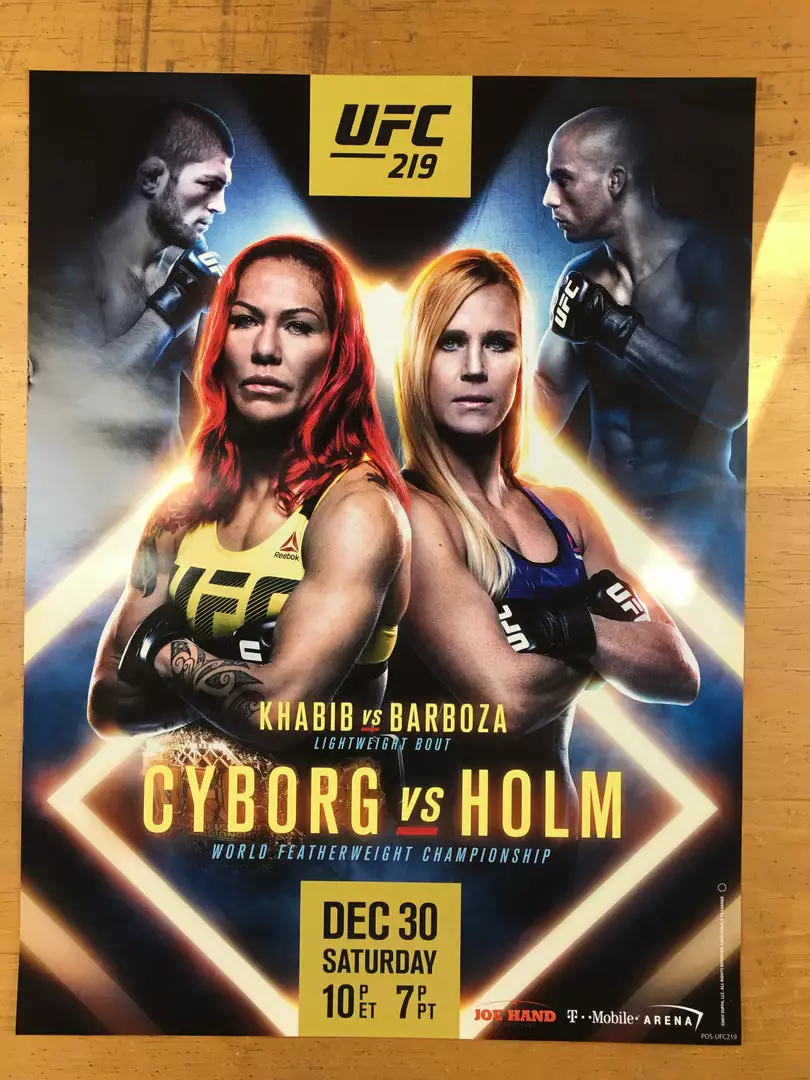 Sold Out Posters UFC 219 - Cyborg Vs Holm Poster MMA Ultimate Fighting Print 5 Sold Out Posters UFC 219 - Cyborg Vs Holm Poster MMA Ultimate Fighting Print