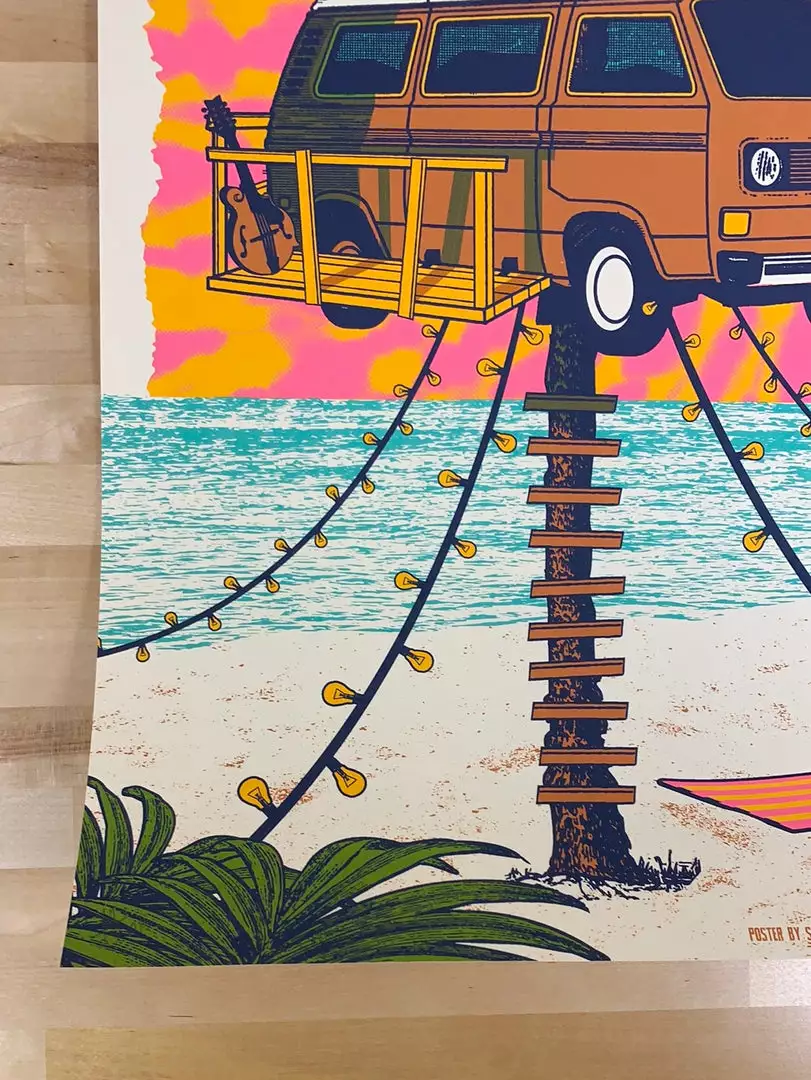 Gig Posters Greensky Bluegrass - 2021 Status Serigraph Poster Charleston, SC 8 Gig Posters Greensky Bluegrass - 2021 Status Serigraph Poster Charleston, SC