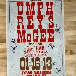 Mohawk Press Umphrey's McGee - 2013 Poster Buffalo, NY Band Signed 47/215