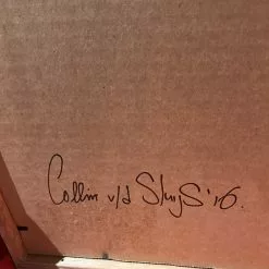 Untitled 15 - 2016 Collin Van Der Sluijs Original Painting FRAMED Signed 12 Untitled 15 - 2016 Collin Van Der Sluijs Original Painting FRAMED Signed