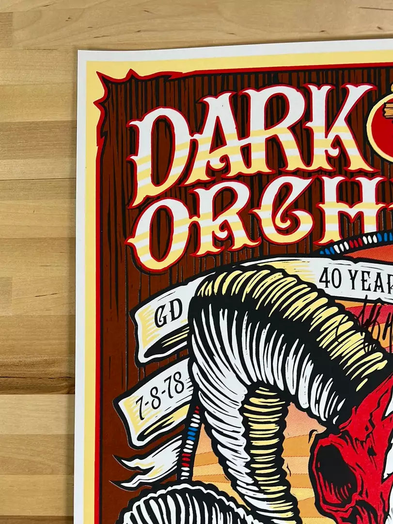 Sold Out Posters Colorado Dark Star Orchestra - 2018 Poster Autographed Red Rocks Morrison, CO 5 Sold Out Posters Colorado Dark Star Orchestra - 2018 Poster Autographed Red Rocks Morrison, CO