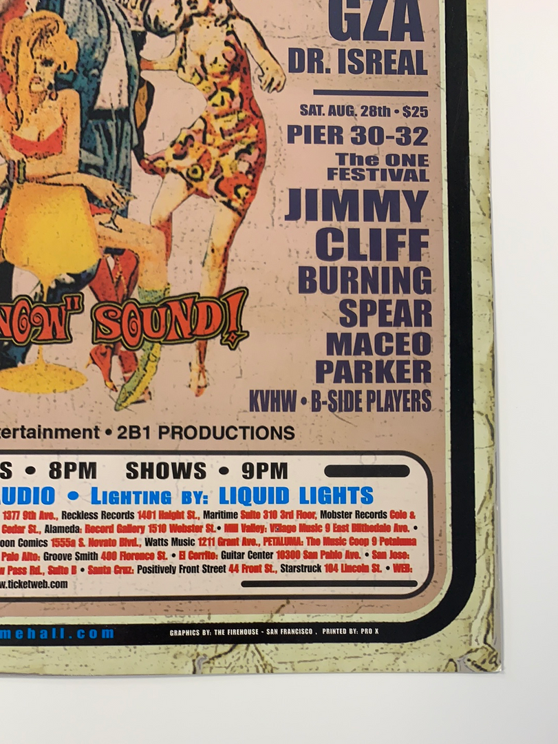 Gig Posters MHP 73 Maritime Hall - 1999 Poster August Ron Donovan San Fran 1st 7 Gig Posters MHP 73 Maritime Hall - 1999 Poster August Ron Donovan San Fran 1st