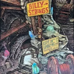 Billy Strings - 2021 Landland Poster Spokane, WA
