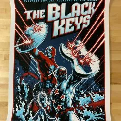 Black Keys - 2012 Blair Sayer Poster Auckland, AUS S/N Gig Posters