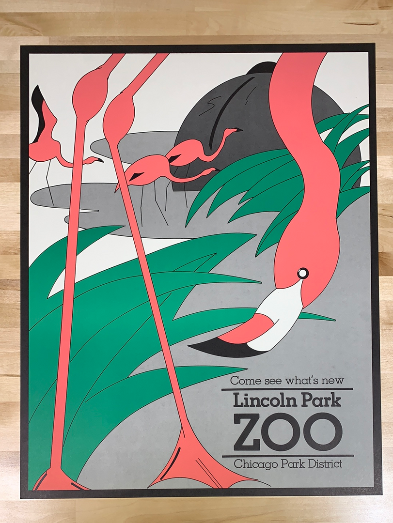 Sold Out Posters Lincoln Park Zoo - 1970's Art Print Poster Original Vintage 4 Sold Out Posters Lincoln Park Zoo - 1970's Art Print Poster Original Vintage