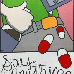 Say Anything - 2005 Mike Budai Poster New York City CBGB's Gig Posters