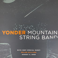 Yonder Mountain String Band - 2008 Anthem Branding Poster Red Rocks Morrison, CO