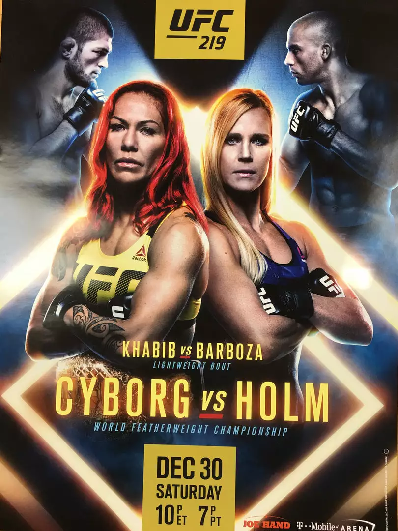 Sold Out Posters UFC 219 - Cyborg Vs Holm Poster MMA Ultimate Fighting Print 3 Sold Out Posters UFC 219 - Cyborg Vs Holm Poster MMA Ultimate Fighting Print