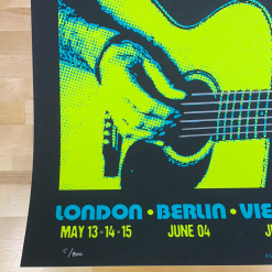 Eric Clapton - 2019 Scrojo Poster European Tour Gig Posters