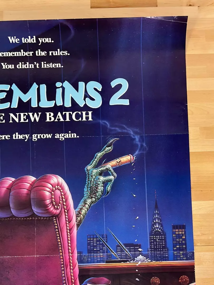 Sold Out Posters Gremlins 2 - 1990 One Sheet Movie Poster Original Vintage 27x40 Movie/TV Posters 6 Sold Out Posters Gremlins 2 - 1990 One Sheet Movie Poster Original Vintage 27x40 Movie/TV Posters