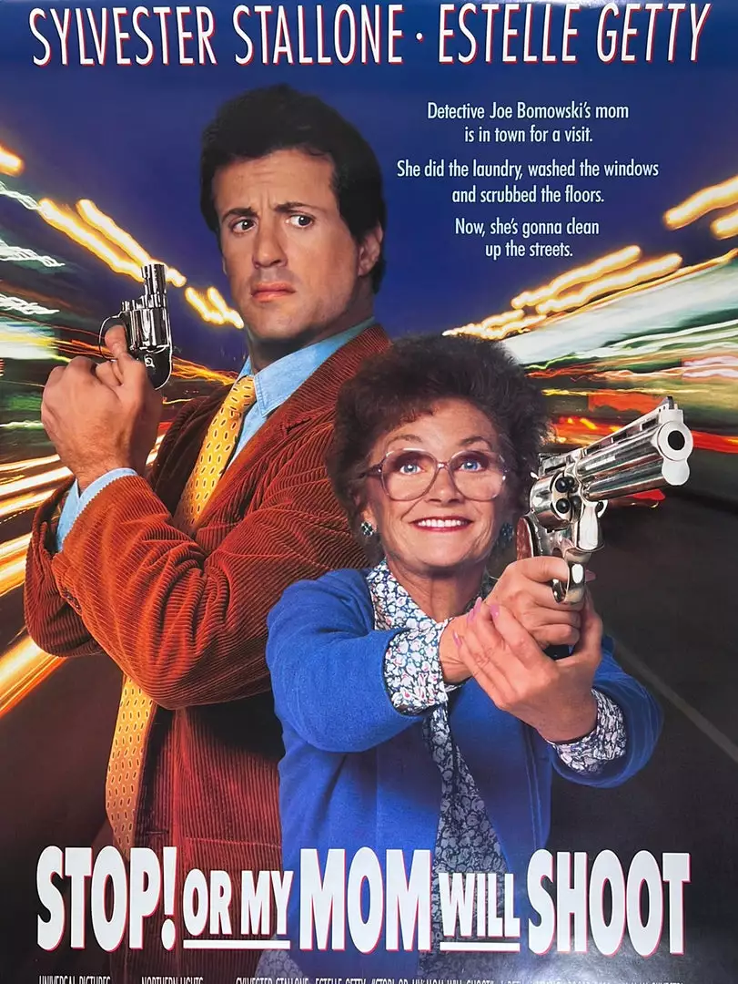 Sold Out Posters Stop Of My Mom Will Shoot - 1992 Video Promo Movie Poster Original Vintage Movie/TV Posters 3 Sold Out Posters Stop Of My Mom Will Shoot - 1992 Video Promo Movie Poster Original Vintage Movie/TV Posters