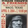 Gig Posters Willie Nelson - 2004 Franks Brothers 4/9 Poster Waco, TX