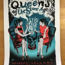 Queens Of The Stone Age - 2008 Justin Hampton Poster Calgary, CAN Calgary Stampe 12 Queens Of The Stone Age - 2008 Justin Hampton Poster Calgary, CAN Calgary Stampe
