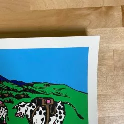 Cows On Vacation - 2021 Jim Pollock Poster Art Print Phish 1/3 11 Cows On Vacation - 2021 Jim Pollock Poster Art Print Phish 1/3