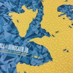 Built To Spill, Dinosaur Jr. - 2009 Todd Slater Poster Dallas, Tx Granada Theate Gig Posters