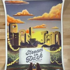Railey Bace Prints Pearl Jam - 2021 Bailey Race Poster Missoula, MT Streaming AP Gig Posters