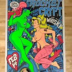 Gig Posters Rocket From The Crypt - 1996 Chris Coop Poster Los Angeles, CA Whisky A Go-Go