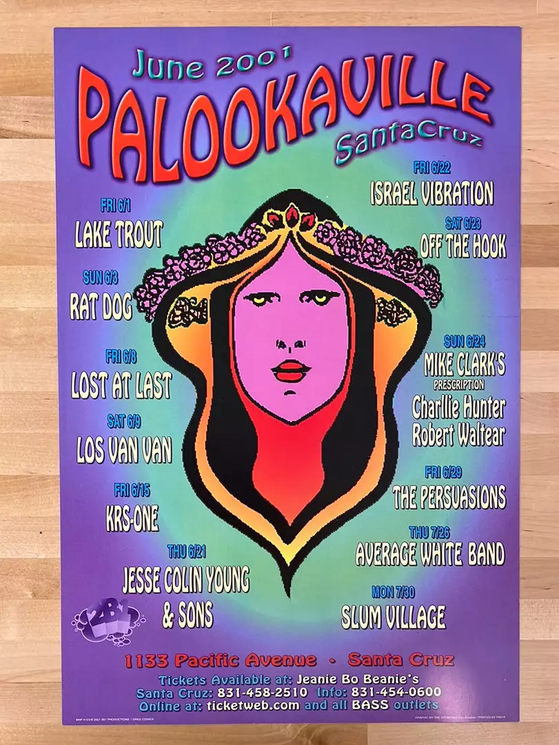 The Artworks MHP 123 June - 2001 Poster Palookaville Santa Cruz, CA 1st Gig Posters 4 The Artworks MHP 123 June - 2001 Poster Palookaville Santa Cruz, CA 1st Gig Posters