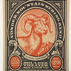 Yonder Mountain String Band - 2011 Johnny Sampson Poster Boulder, CO N3