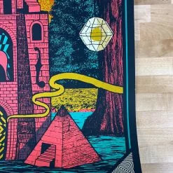 Billy Strings - 2021 Status Serigraph Poster Mobile, AL 4/11 Gig Posters