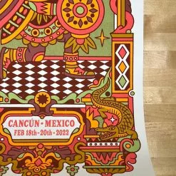 Gig Posters Dave Matthews Band - 2022 Bene Rohlmann Poster Cancun N1