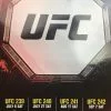 Sold Out Posters UFC 239, 240, 241 & 242 2019 Poster