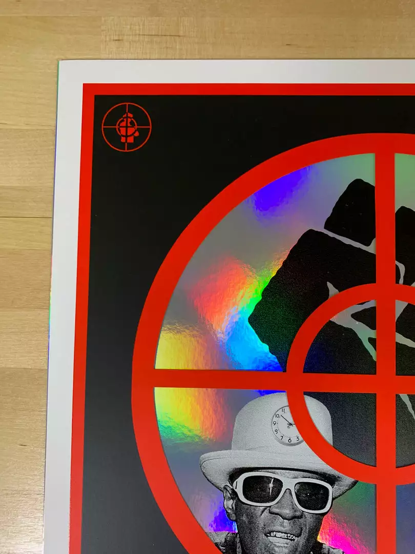 Public Enemy - 2020 Emek Poster Foil NO Date The Terrordome Foil Posters 5 Public Enemy - 2020 Emek Poster Foil NO Date The Terrordome Foil Posters